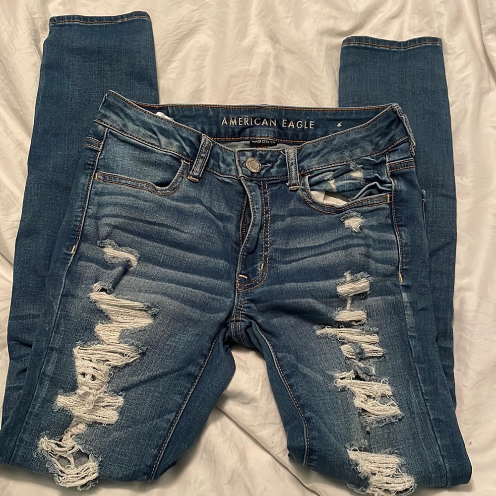 American Eagle super stretch jeans. US size 6